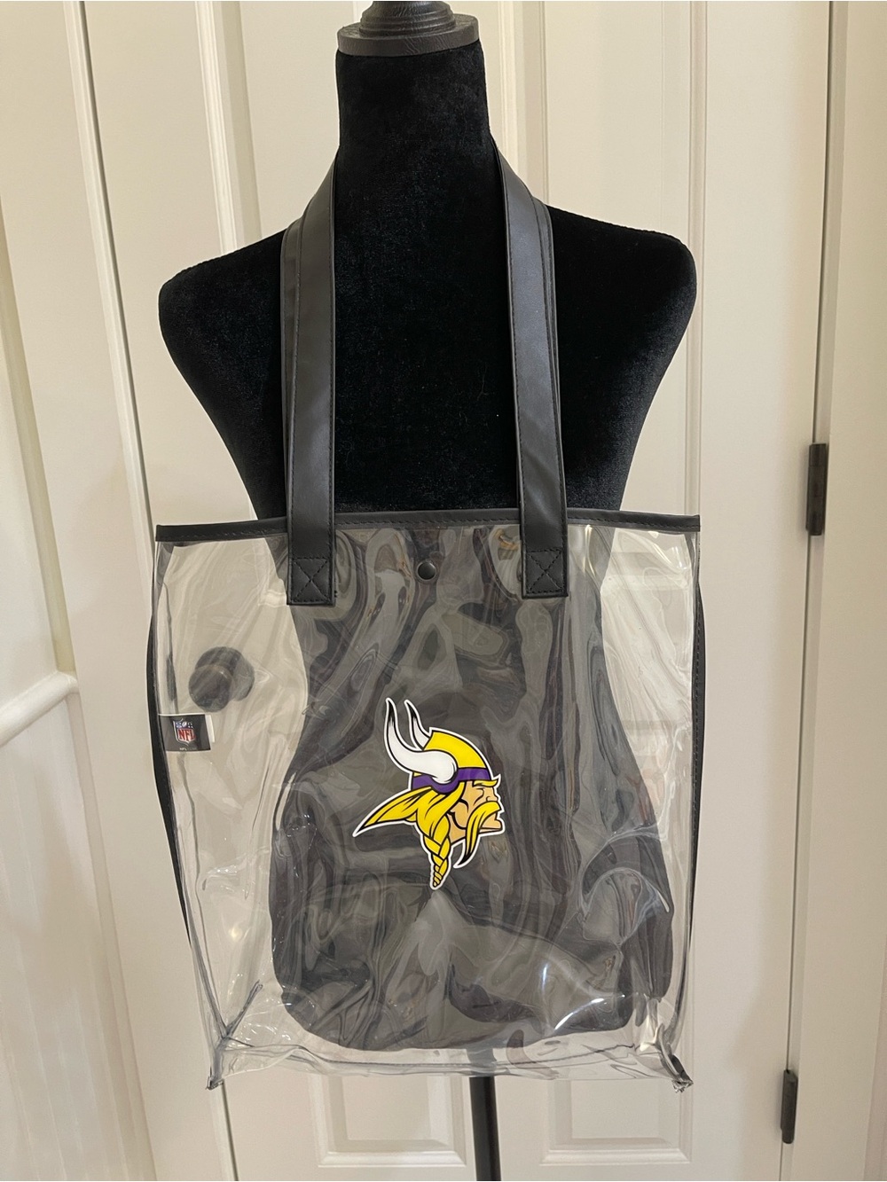 Minnesota Vikings Clear Tote Bag Used Twice